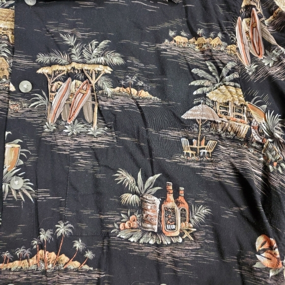 🤴👔🌴🥥🍺 Croft & Barrow Tropical Shirt - Picture 10 of 16